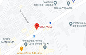 Posizione Orofacile Roma (via Aurelia)