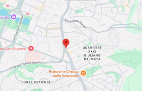 Mappa compro oro OROFACILE Roma via Laurentina, 593/A