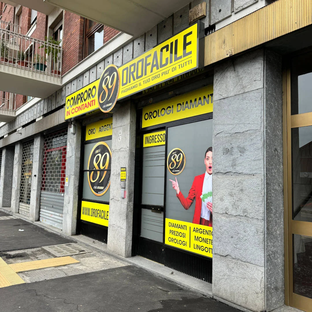 Compro oro Torino di Via Sandro Botticelli, 4: ingresso negozio compro oro a Torino  panoramica ingresso ritiro oro usato a Torino